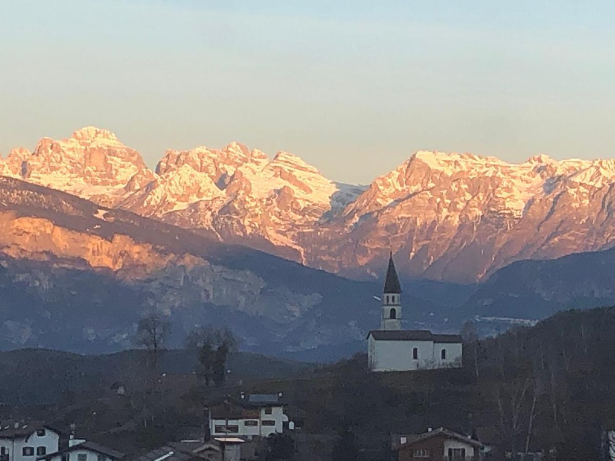 Appartamento Luminoso, Giardino, Vista Dolomiti. Baselga di Pine Exterior photo